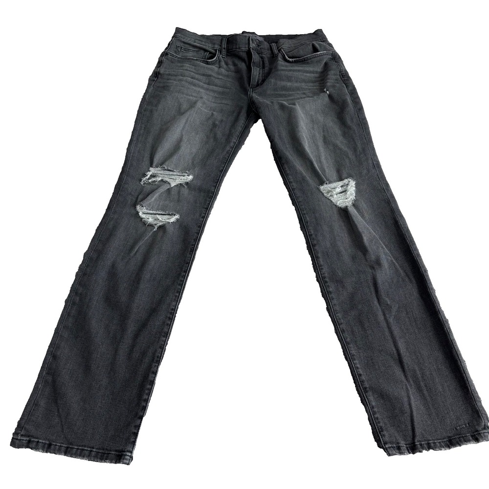 Joe's Jeans | Men's Straight and Narrow Leg Gray Jeans 34x32 Distressed
